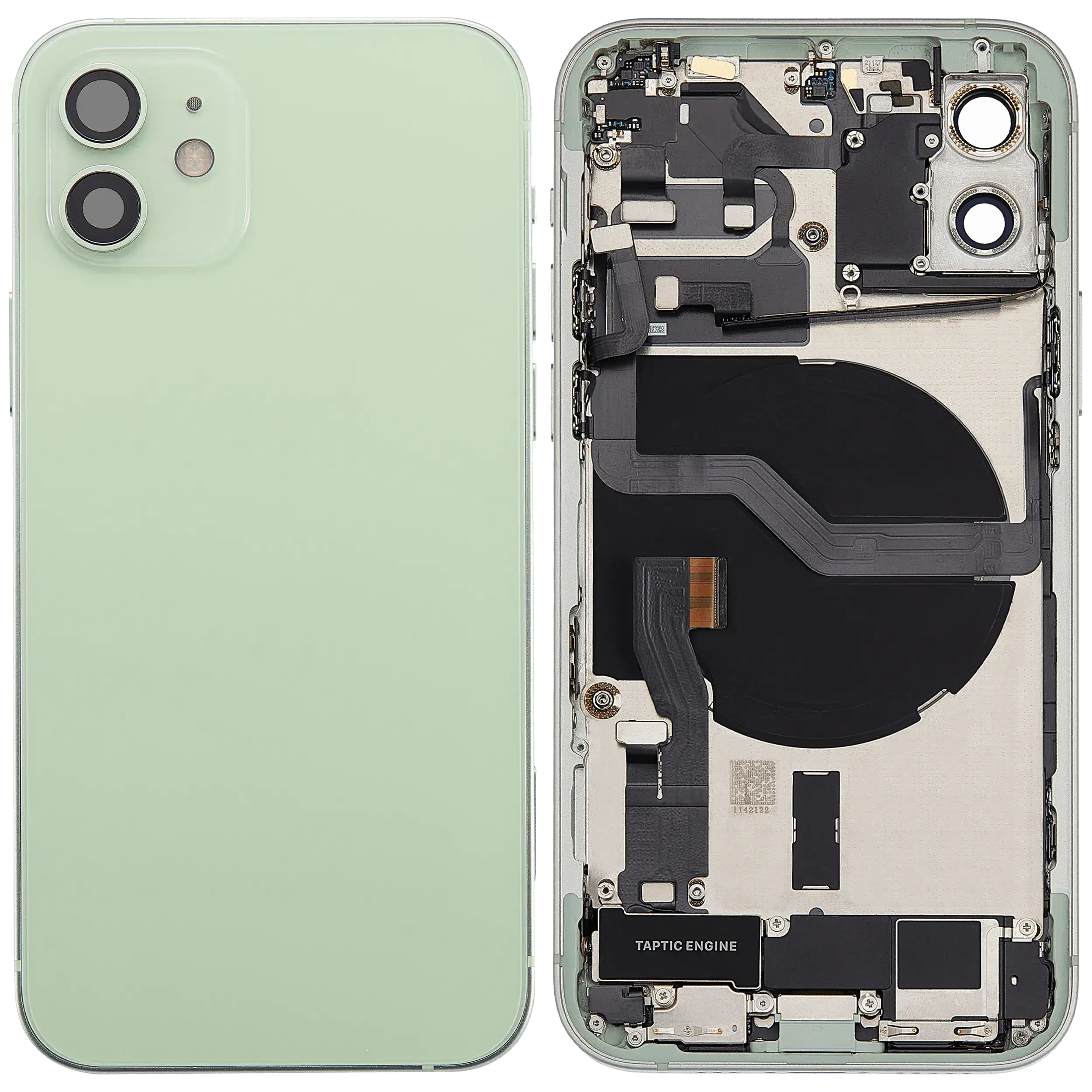 Original Apple-Ausbau C gebraucht – iPhone 12 EU / Backcover/Rahmen Grün