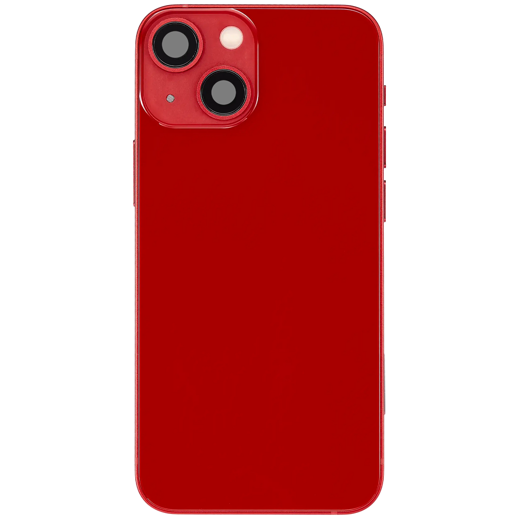 Original Apple-Ausbau C gebraucht – iPhone 13 Mini Backcover/Rahmen Rot