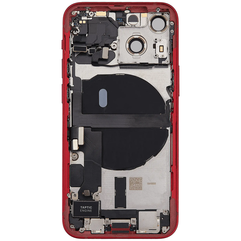 Original Apple-Ausbau C gebraucht – iPhone 13 Mini Backcover/Rahmen Rot