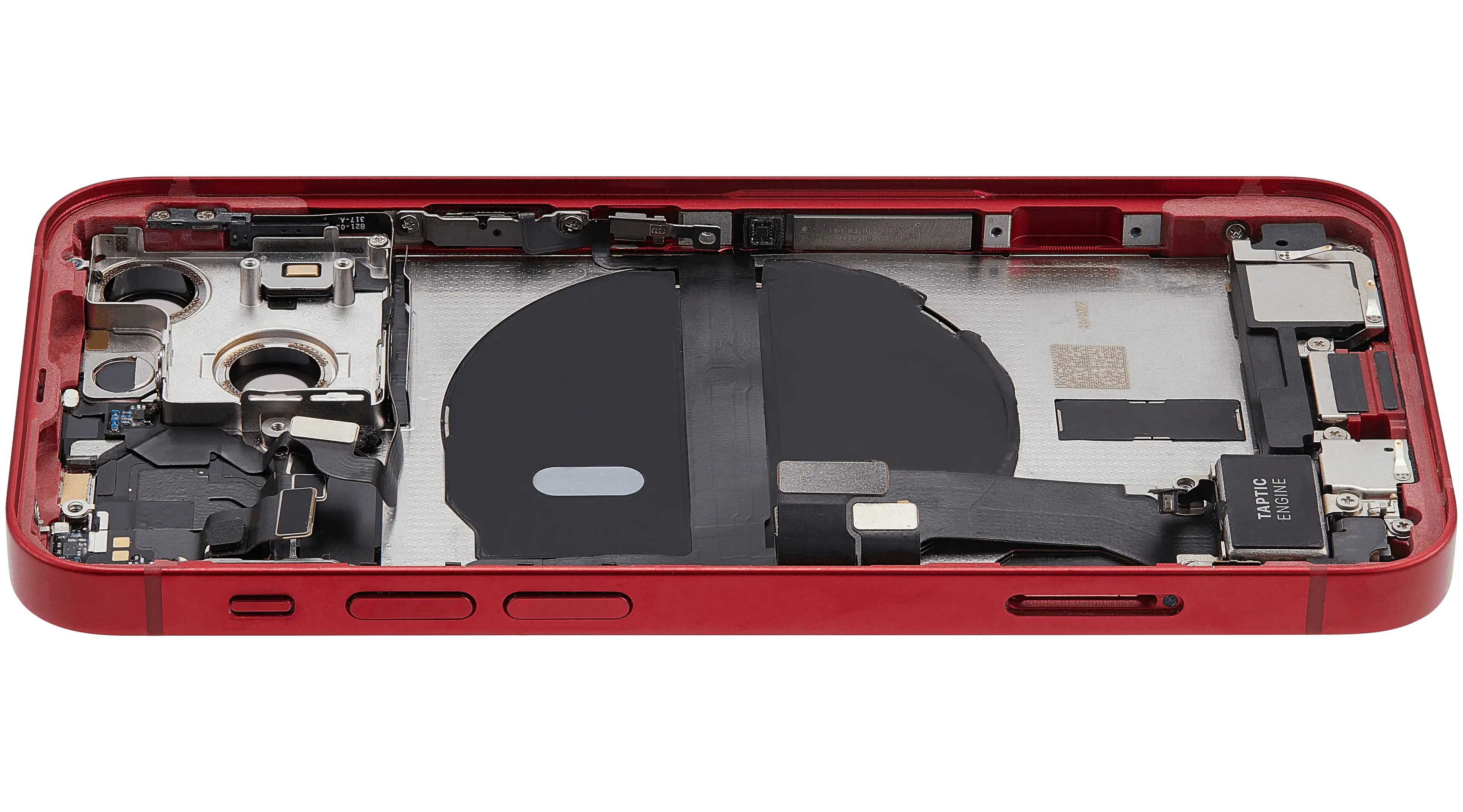 Original Apple-Ausbau C gebraucht – iPhone 13 Mini Backcover/Rahmen Rot