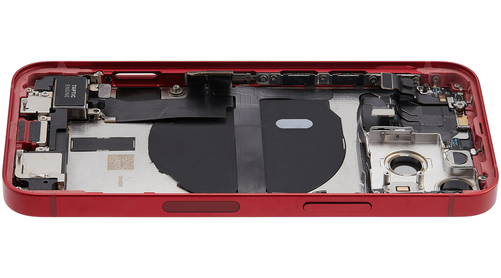 Original Apple-Ausbau C gebraucht – iPhone 13 Mini Backcover/Rahmen Rot