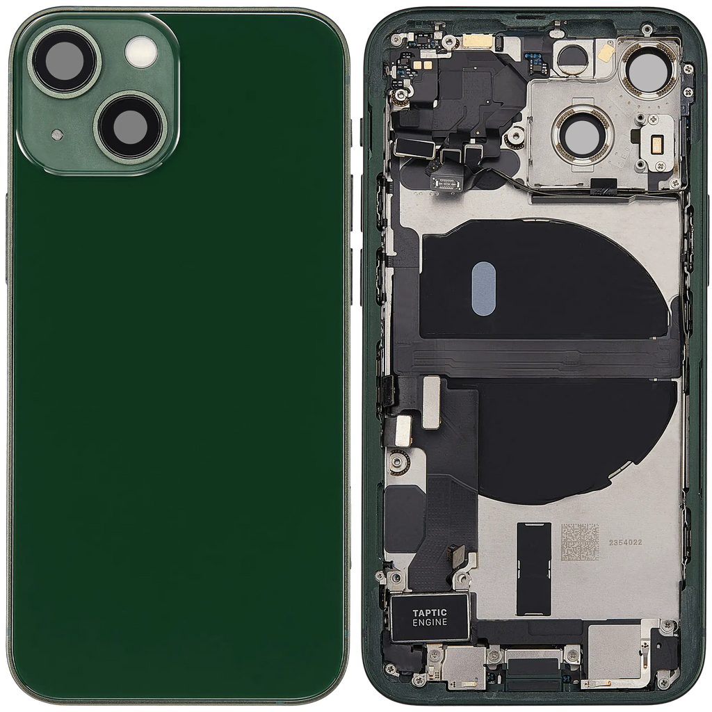 Original Apple-Ausbau C gebraucht – iPhone 13 Mini Backcover/Rahmen Grün