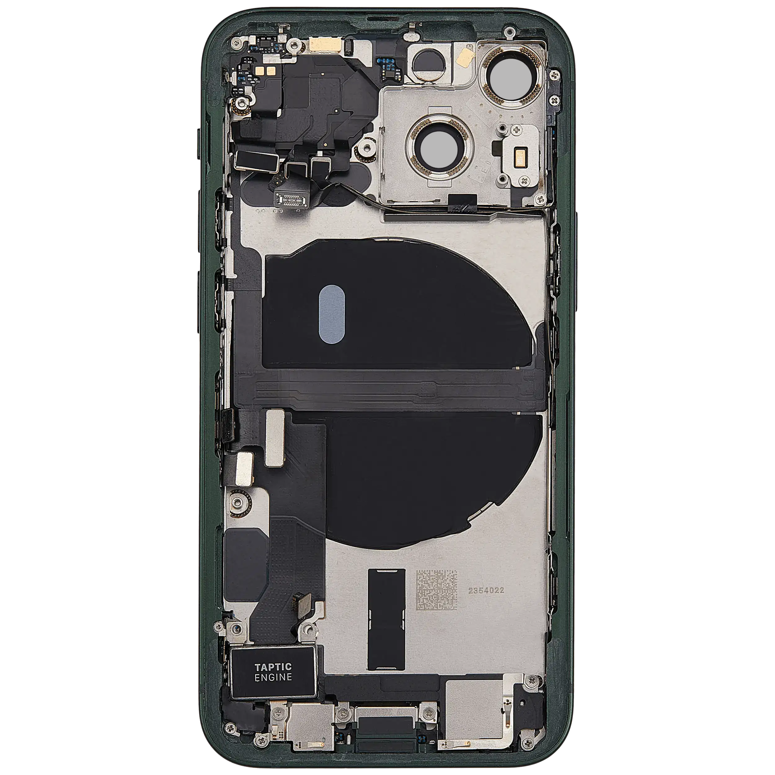 Original Apple-Ausbau B gebraucht – iPhone 13 Mini Backcover/Rahmen Grün