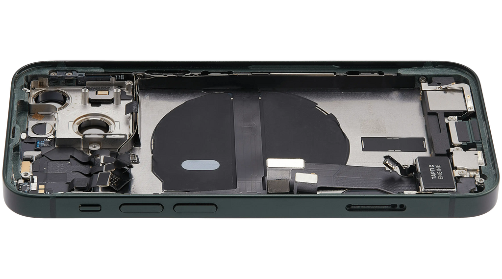 Original Apple-Ausbau B gebraucht – iPhone 13 Mini Backcover/Rahmen Grün