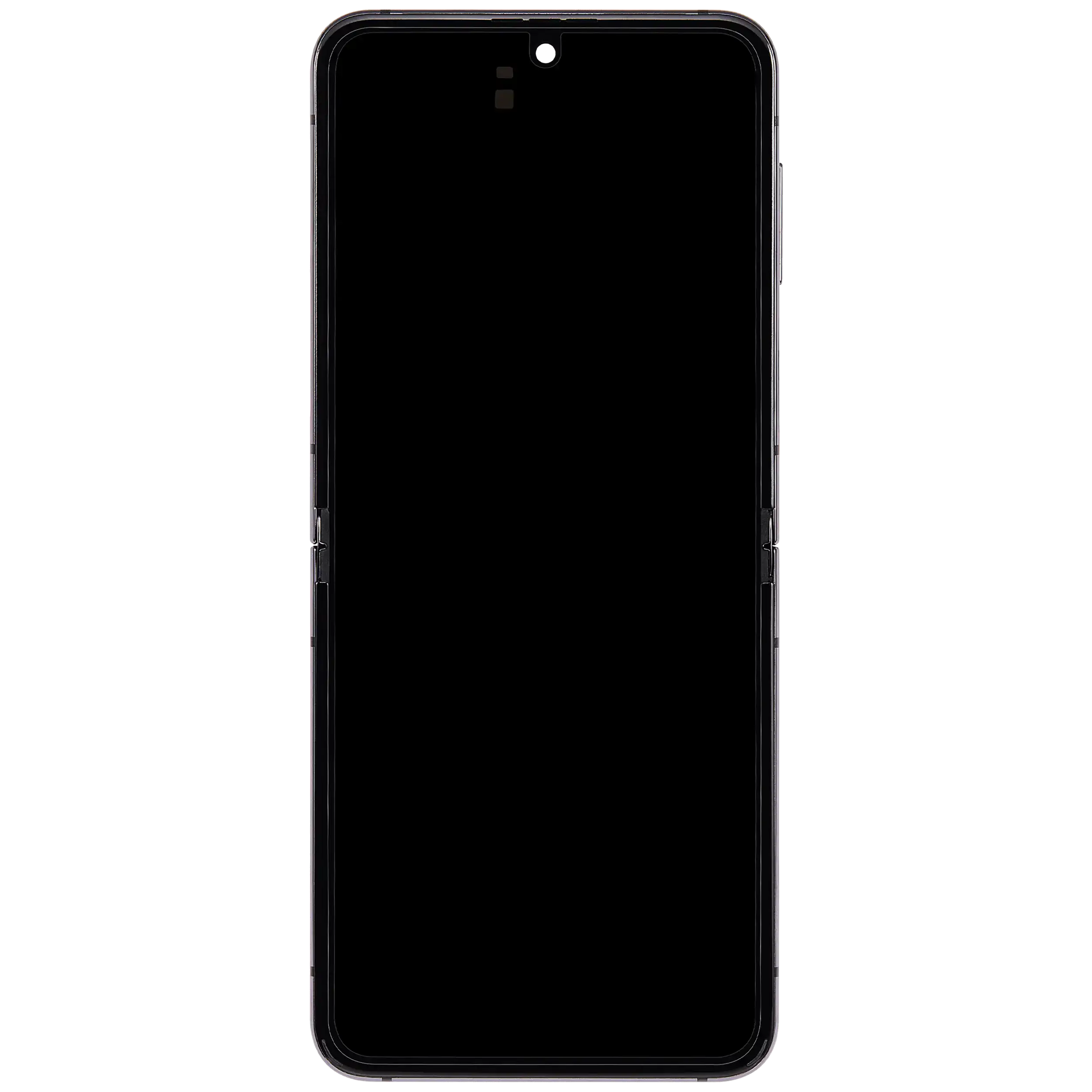 Inner OLED-Display mit Rahmen Compatible für Samsung Galaxy Z Flip 5 5G (F731) (US & International) (Aftermarket) (Phantom Black)