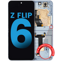Innen OLED-Display mit Rahmen Samsung Z Flip6 Blau Aftermarket