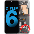 Innen-OLED-Display m. Rahmen f. Samsung Z Flip 6 5G (Aftermarket) (Silber)