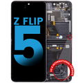 OLED-Display mit Rahmen für Samsung Galaxy Z Flip 5 Graphite (Aftermarket)