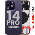 Backcover/Rahmen mit Kleinteilen iPhone 14 Pro Deep Purple Aftermarket Plus