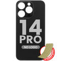 Backcover mit 3M-Kleber für iPhone 14 Pro (ohne Logo / großes Kameraloch) (Space