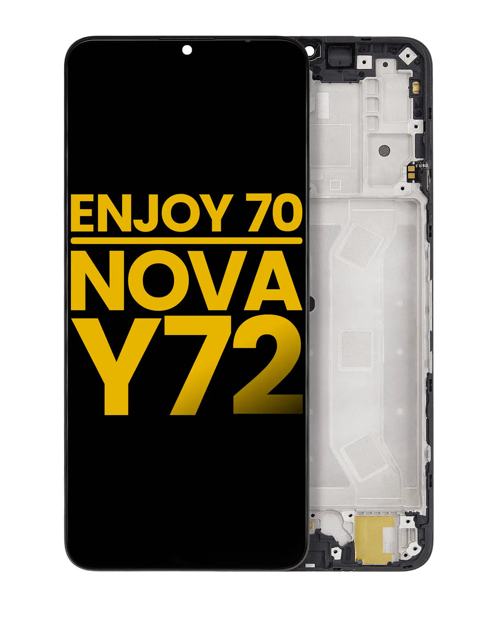 LCD Display with Frame for Huawei Enjoy 70 / Nova Y72 (Refurbished) (All Colors)