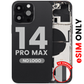 Backcover/Rahmen m. Kleinteilen iPhone 14 Pro Max Afterm. Plus Space Schwarz