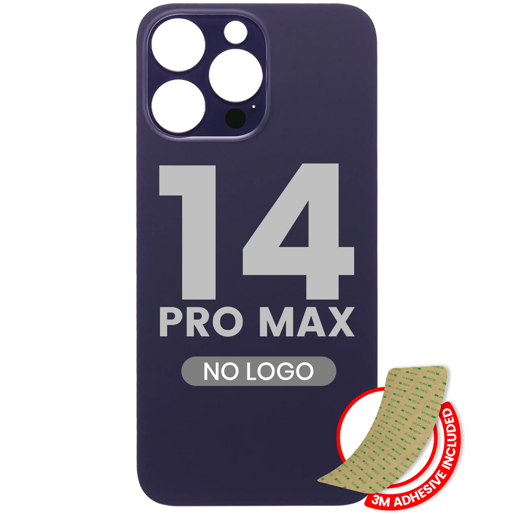 Backcover 3M-Kleber für iPhone 14 Pro Max, Lila, ohne Logo, große Kameraöffnung
