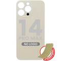 Back Cover with 3M Adhesive for iPhone 14 Pro Max (No Logo / Large Camera Hole) Gold