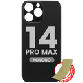 Backcover 3M Kleber f. iPhone 14 Pro Max, ohne Logo, große Kamera, Schwarz