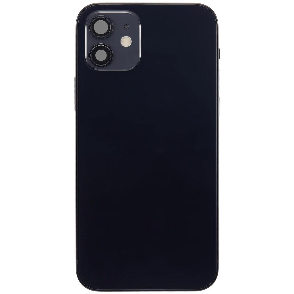 Original Apple-Ausbau A gebraucht – iPhone 12 Backcover/Rahmen Schwarz