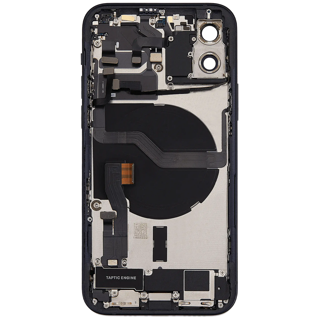 Original Apple-Ausbau A gebraucht – iPhone 12 Backcover/Rahmen Schwarz