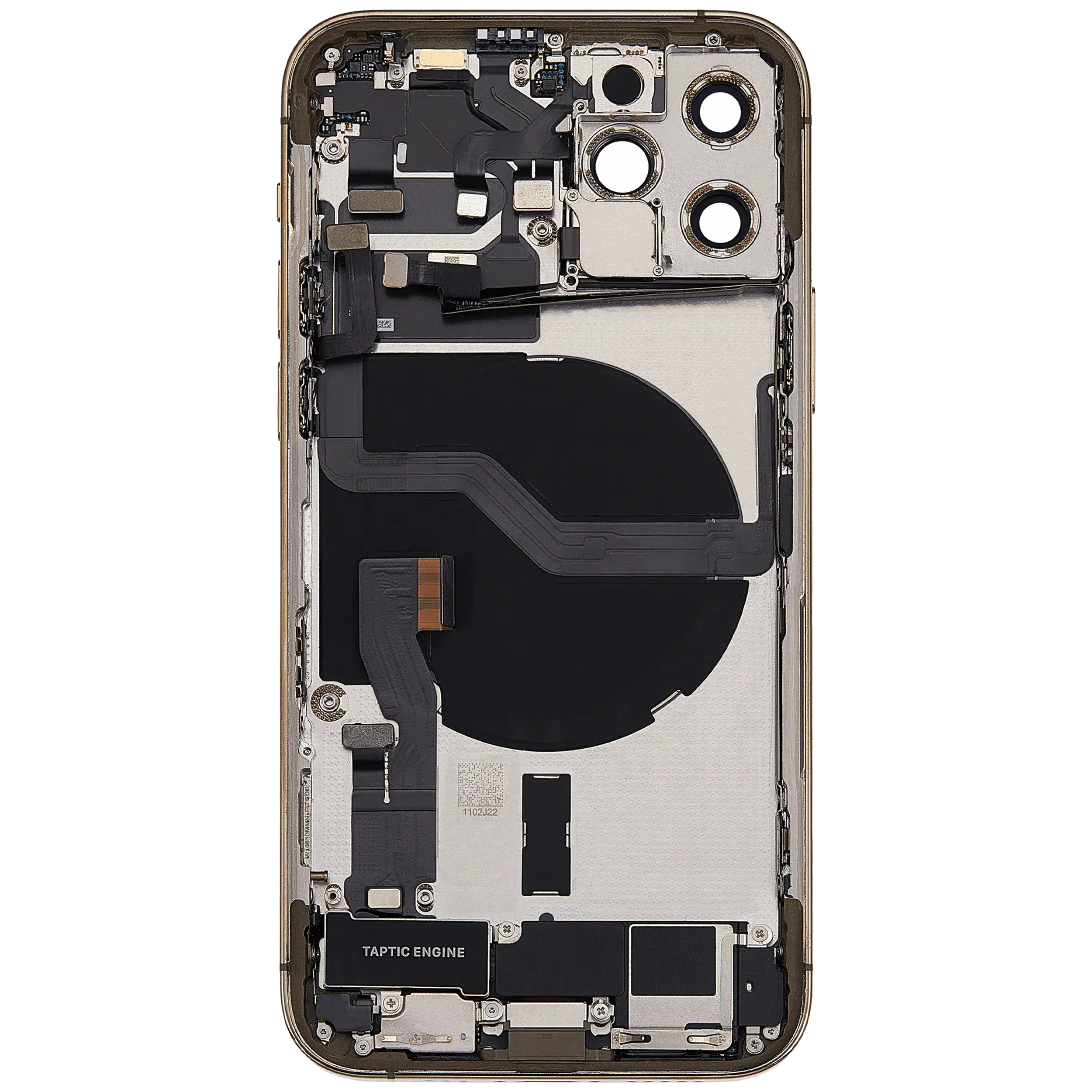 Original Apple-Ausbau A gebraucht – iPhone 12 Pro Backcover/Rahmen Gold