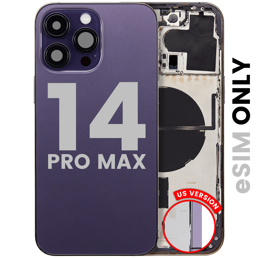 Original Apple-Ausbau B gebraucht – iPhone 14 Pro Backcover/Rahmen Deep Violett