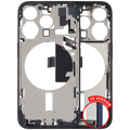 Midframe/Rahmen m. Ladebuchse & Kleinteile f. iPhone 15 Pro Blau Titan OEM A