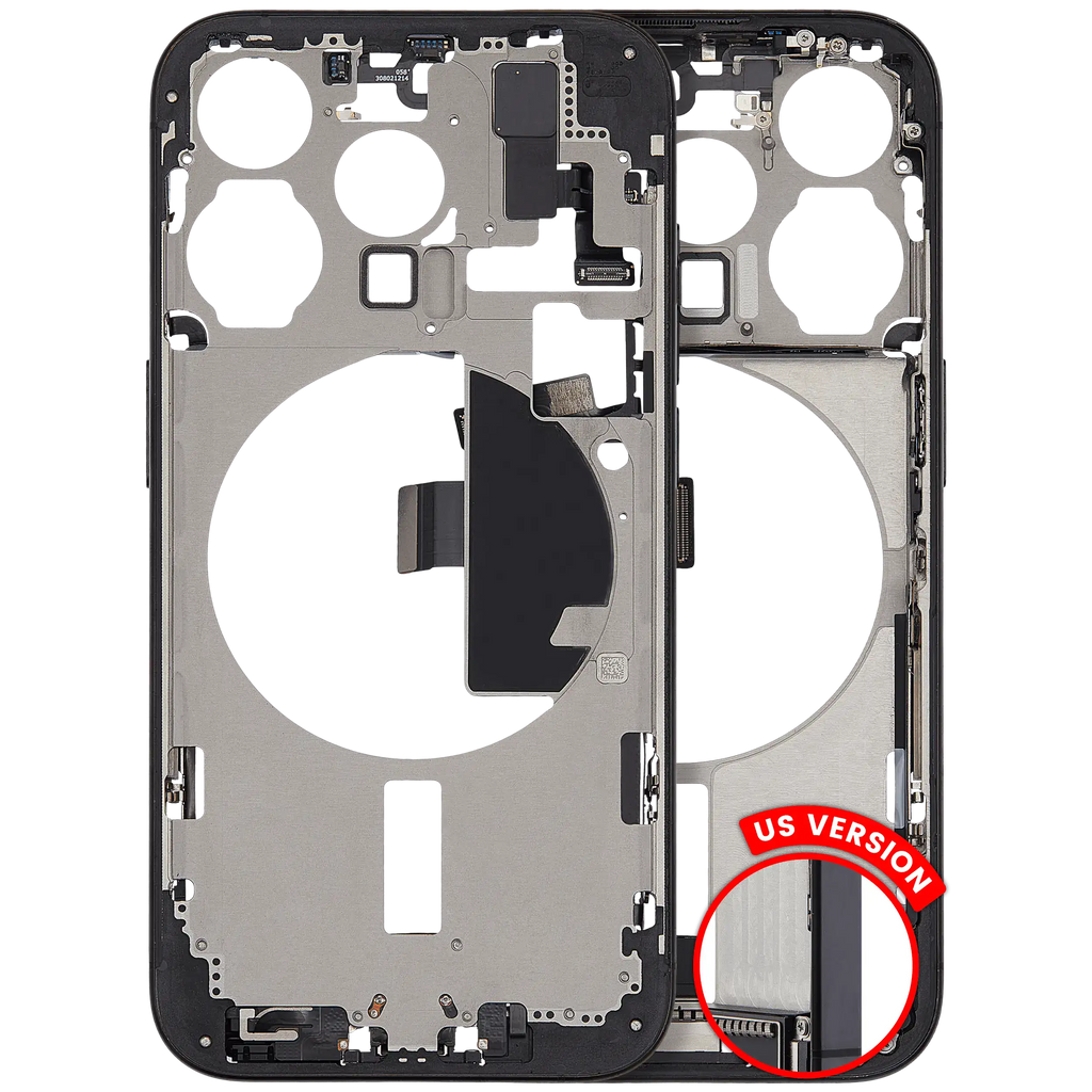 Original Apple-Ausbau A gebraucht – iPhone 15 Pro US Version Rahmen Schwarz