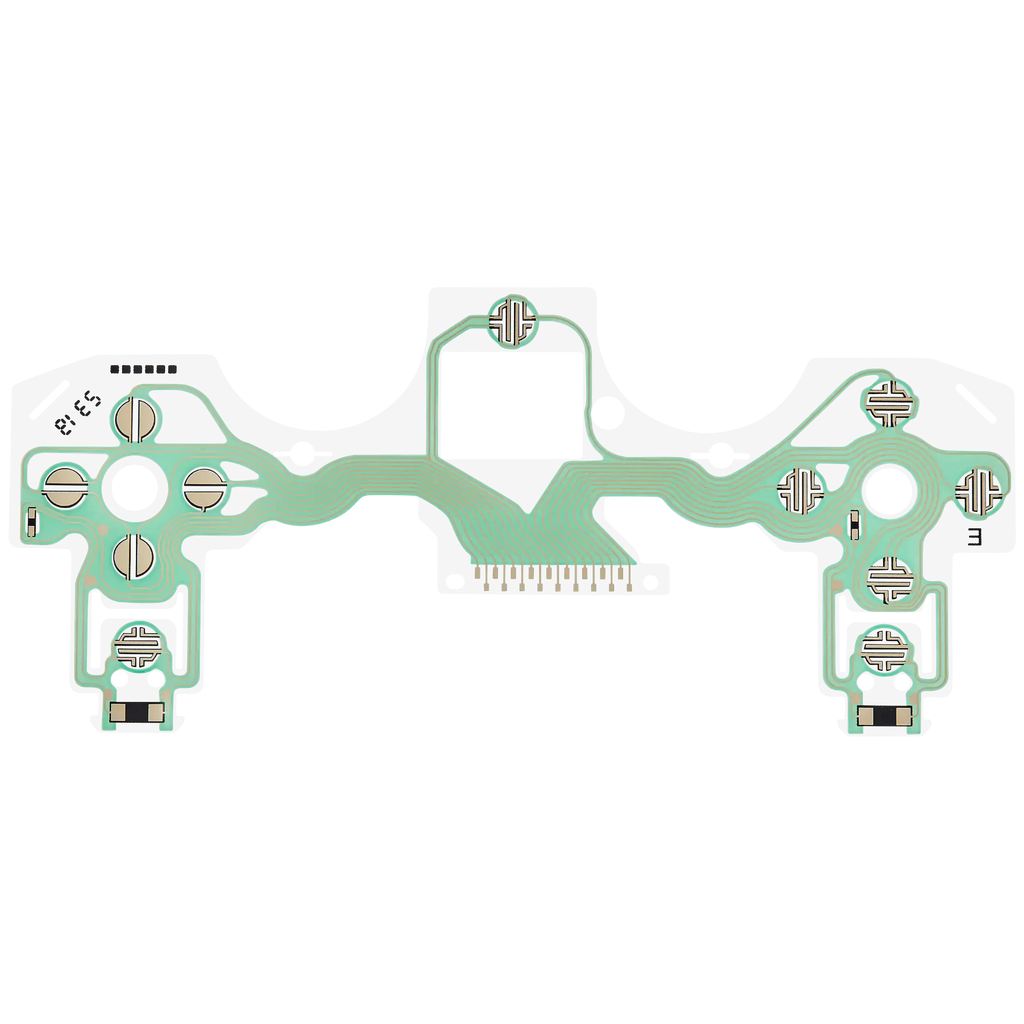 Conductive Film Keypad Flex Cable for PlayStation 4 (Version 1: JDM-001 / JDM-010 / JDM-011 / JDM-020)