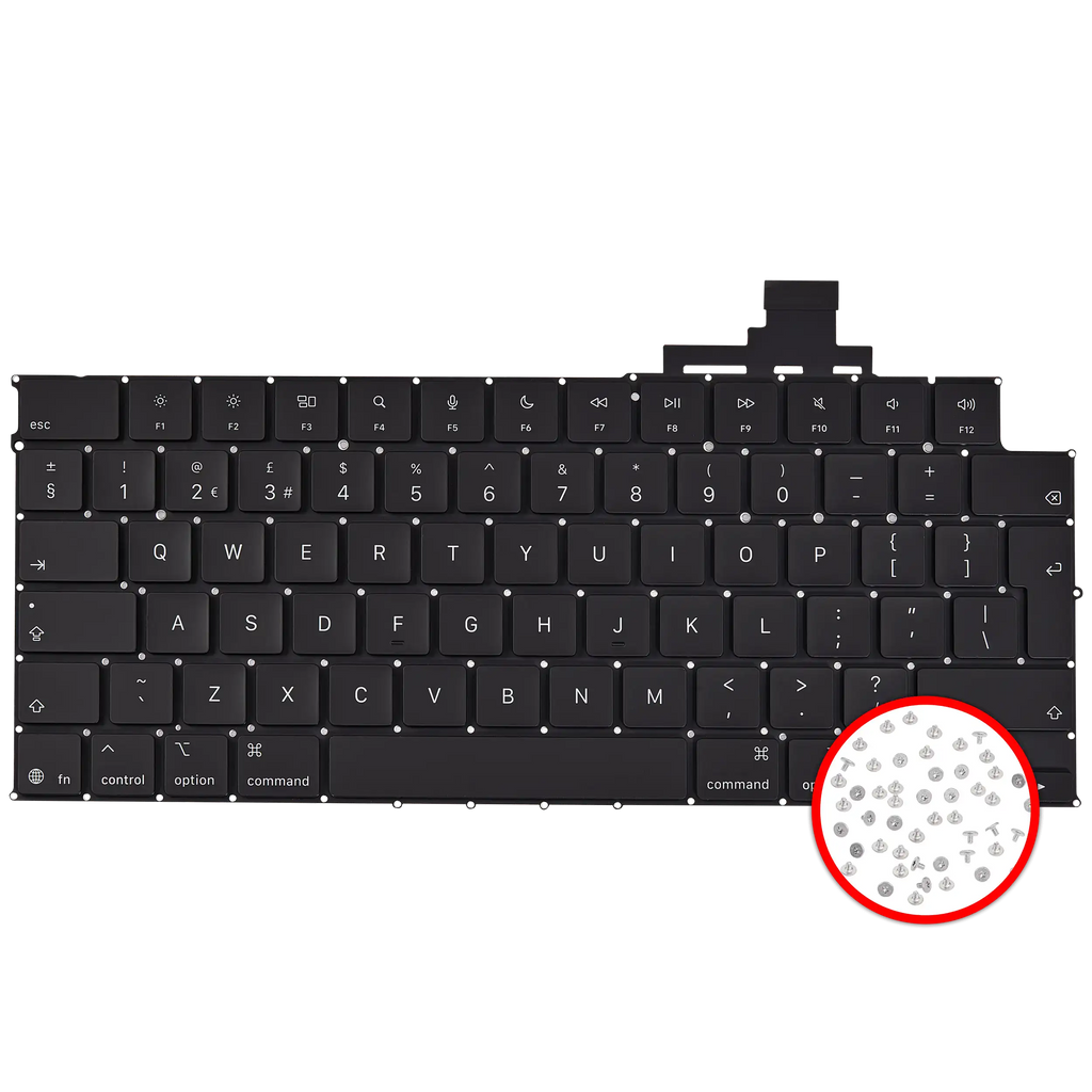 Apple MacBook Air 15" A3241 beleuchtete Tastatur UK inkl. Schrauben