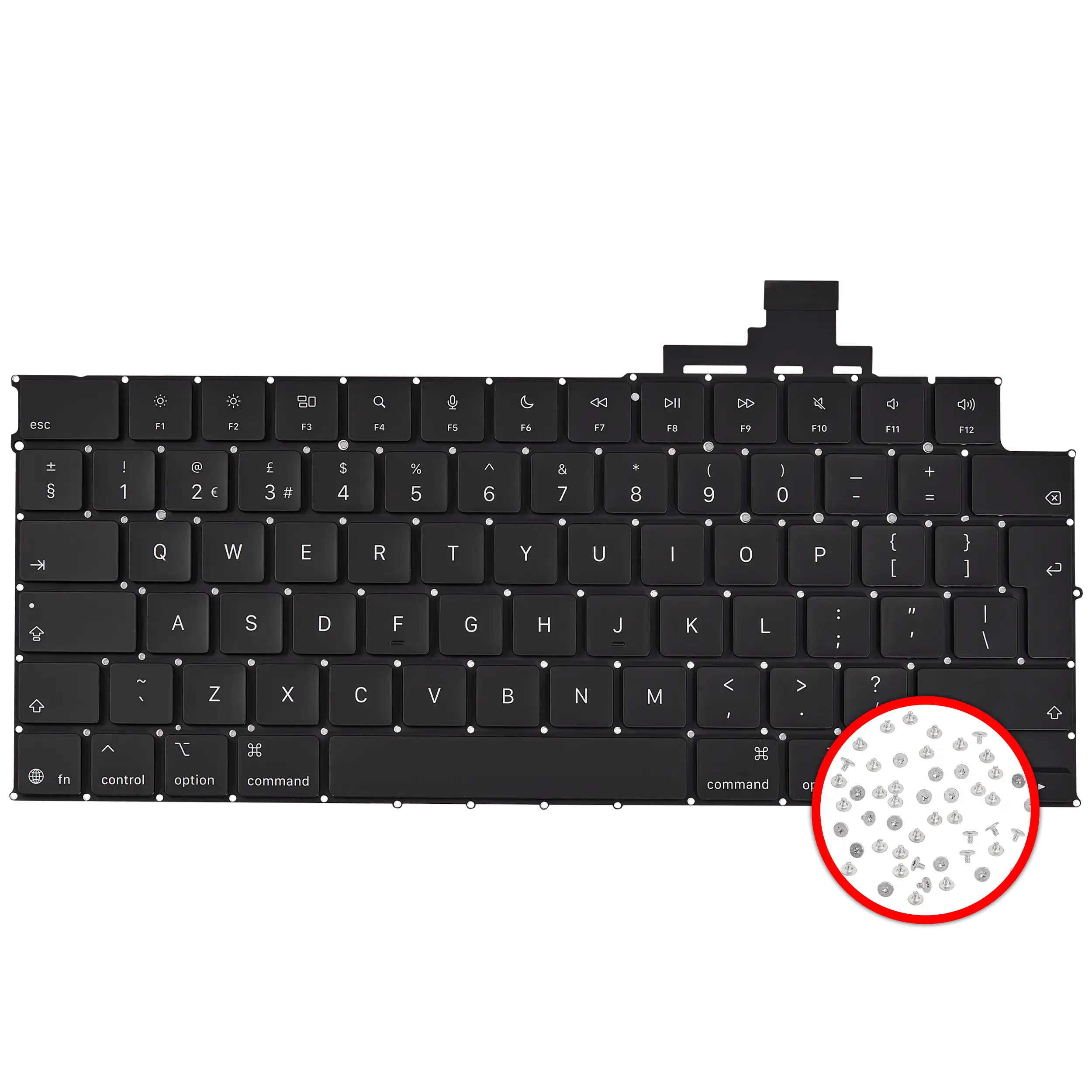 Apple MacBook Air 15" A3241 beleuchtete Tastatur UK inkl. Schrauben