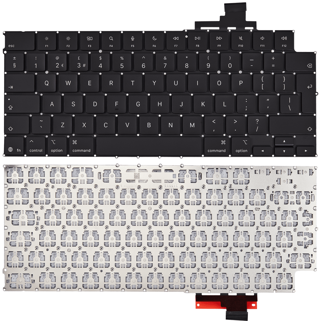 Tastatur m. Hintergrundbeleuchtung + Schrauben f. MacBook Air 13"A3240UK-Layout