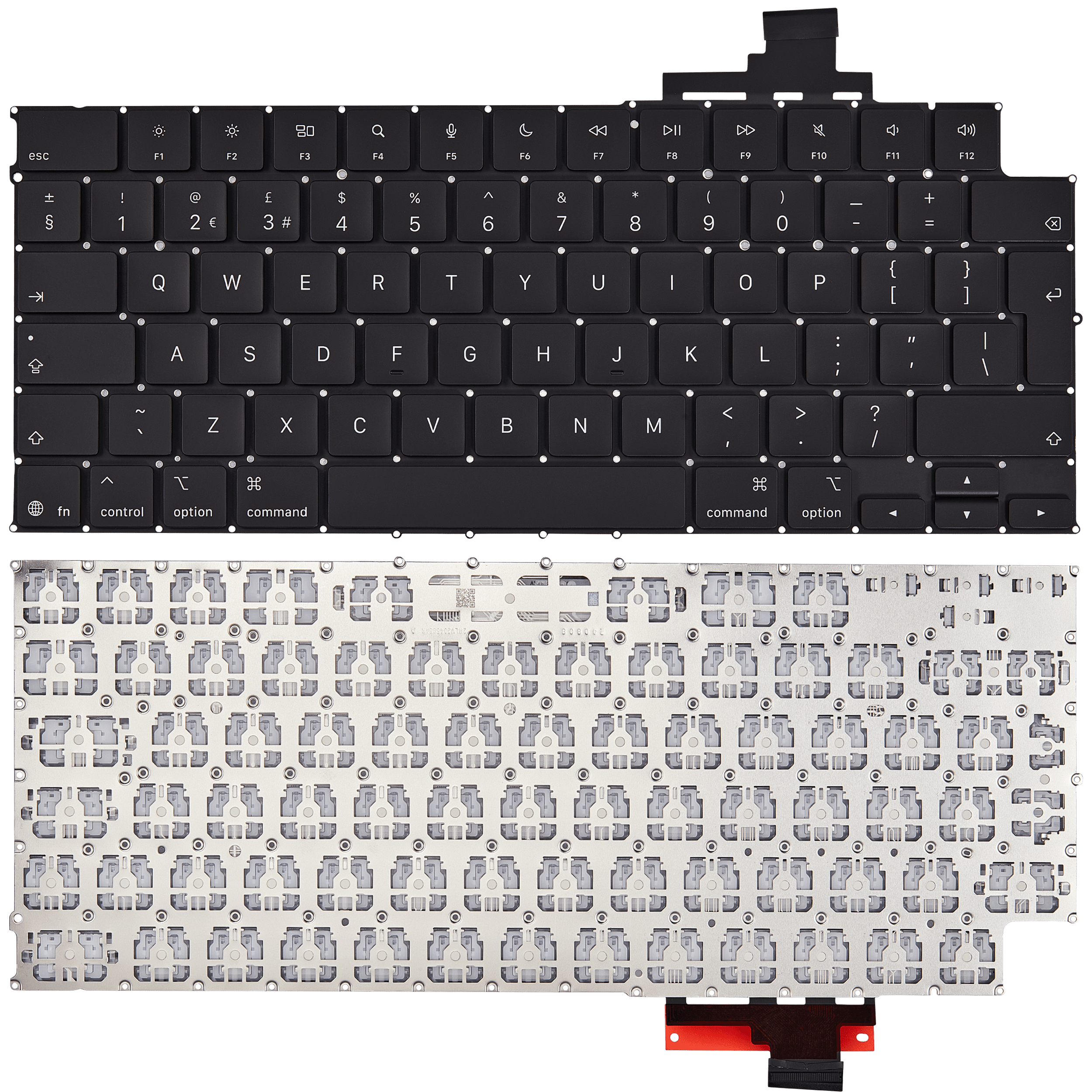 Tastatur m. Hintergrundbeleuchtung + Schrauben f. MacBook Air 13"A3240UK-Layout