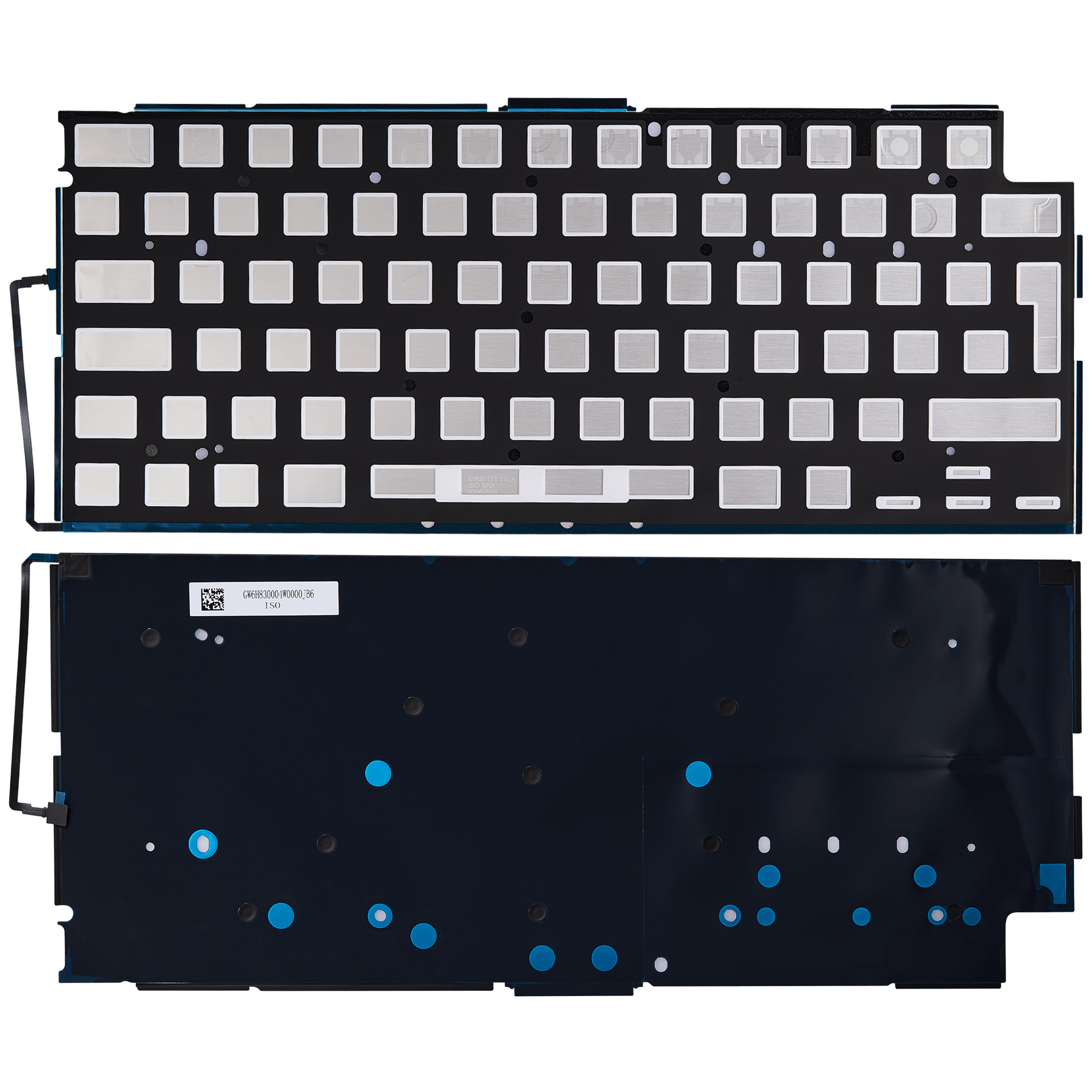 Tastatur m. Hintergrundbeleuchtung + Schrauben f. MacBook Air 13"A3240UK-Layout
