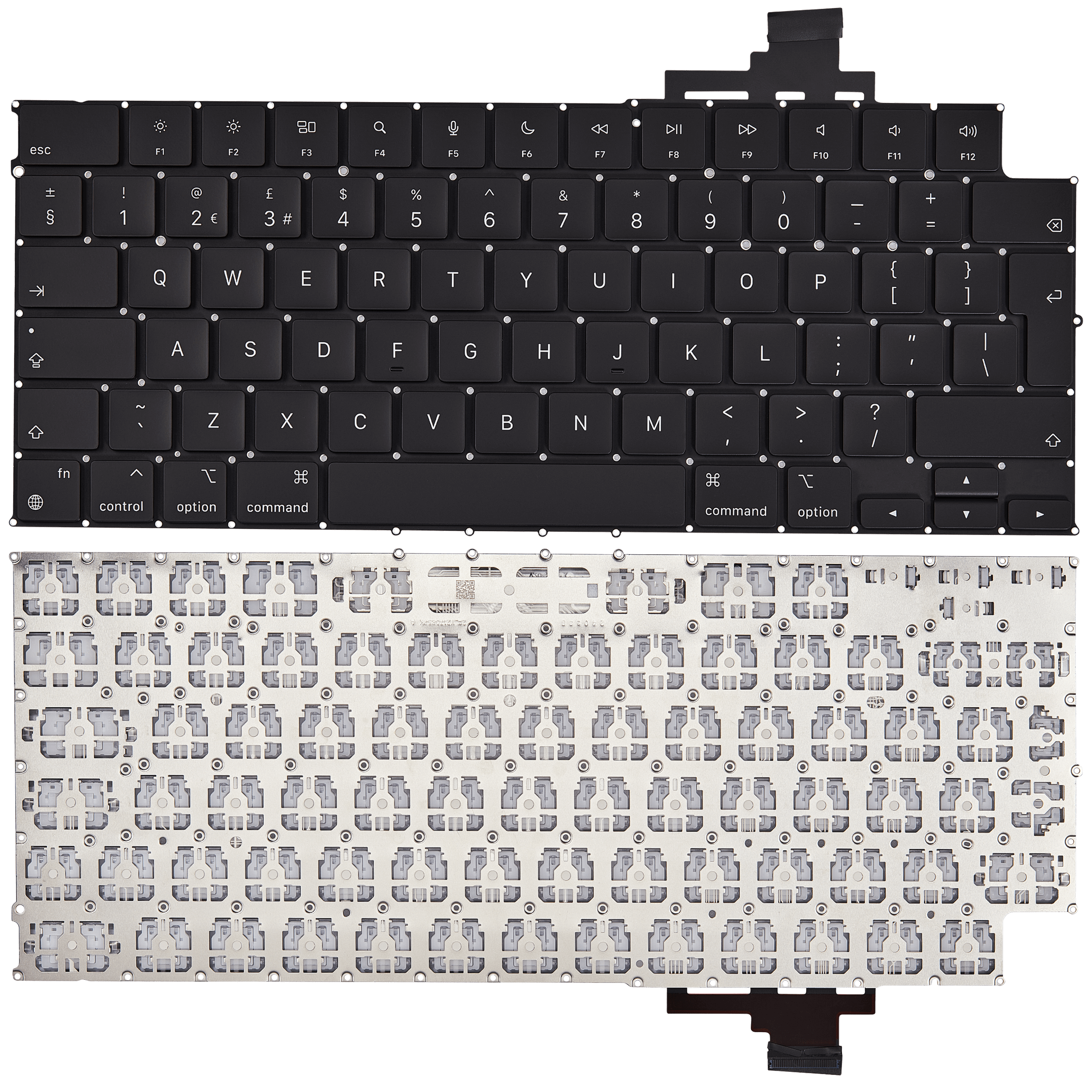 Backlit Keyboard with Screws for MacBook Air 13" (A3113 / Mid 2024) (UK English)