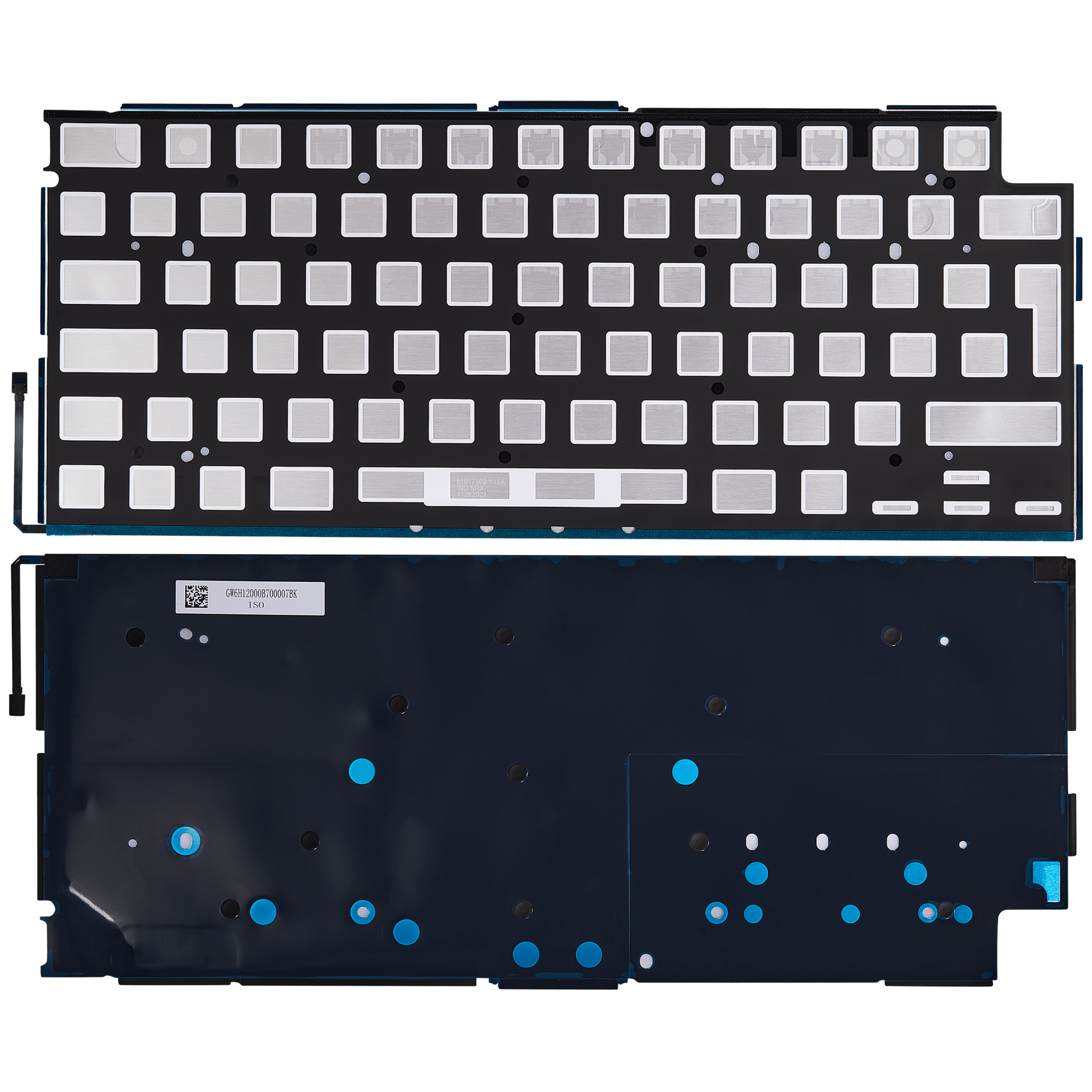 Backlit Keyboard with Screws for MacBook Air 13" (A3113 / Mid 2024) (UK English)