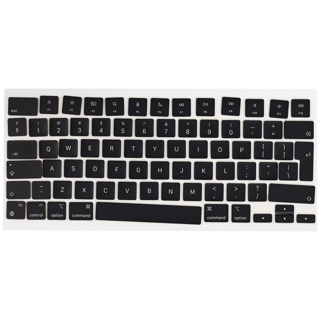 KeyBoard Keycap Kit für MacBook Air 13" (Mid 2022 to Mid 2024) / Pro 14" / Pro 16" (Late 2021 to Late 2024) (Space Grau / Silber/ Starlight / Space Schwarz) (UK English)