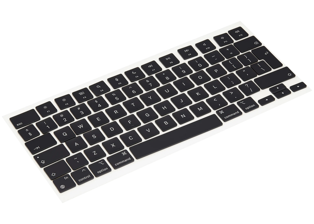 KeyBoard Keycap Kit für MacBook Air 13" (Mid 2022 to Mid 2024) / Pro 14" / Pro 16" (Late 2021 to Late 2024) (Space Grau / Silber/ Starlight / Space Schwarz) (UK English)