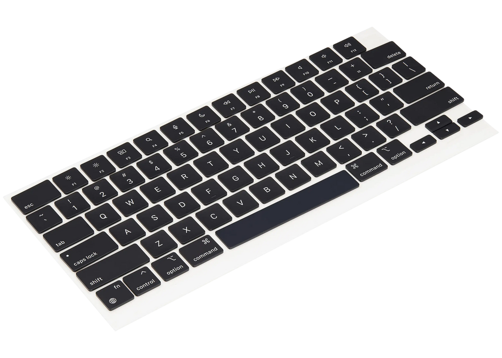 KeyBoard Keycap Kit für MacBook Air 13" (Mid 2022 to Mid 2024) / Pro 14" / Pro 16" (Late 2021 to Late 2024) (Space Grau / Silber/ Starlight / Space Schwarz) (US English)