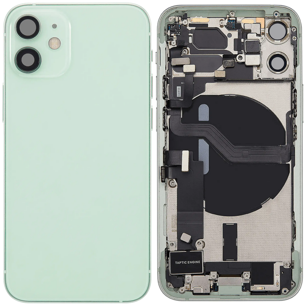 Original Apple-Ausbau C gebraucht – iPhone 12 Mini EU / Backcover/Rahmen Grün