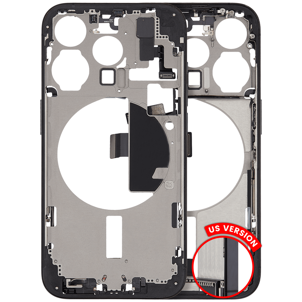 Original Apple-Ausbau C gebraucht – iPhone 15 Pro US Version Rahmen Schwarz