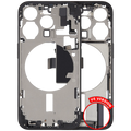 iPhone 15 Pro Midframe/Rahmen m. Ladebuchse Flex OEM B Schwarz Titanium