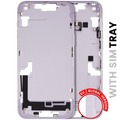 Midframe/Rahmen mit Kleinteilen für iPhone 14 Plus, Purple, OEM-Ausbau (C)