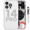 Rear Housing with Small Parts for iPhone 14 Pro (US Version) (Used OEM Pull, Grade B) (Silver)
