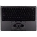 Top Case mit Akku (ISO Schweizer Französisch) für MacBook Pro 14" A3434 (2025) (Genuine OEM) (Space Schwarz)