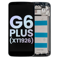 LCD-Display mit Rahmen für Motorola Moto G6 Plus OEM Schwarz