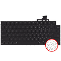 Tastatur m. Hintergrundbeleuchtung & Schrauben f. MacBook Air 13" A3113 (2024) U