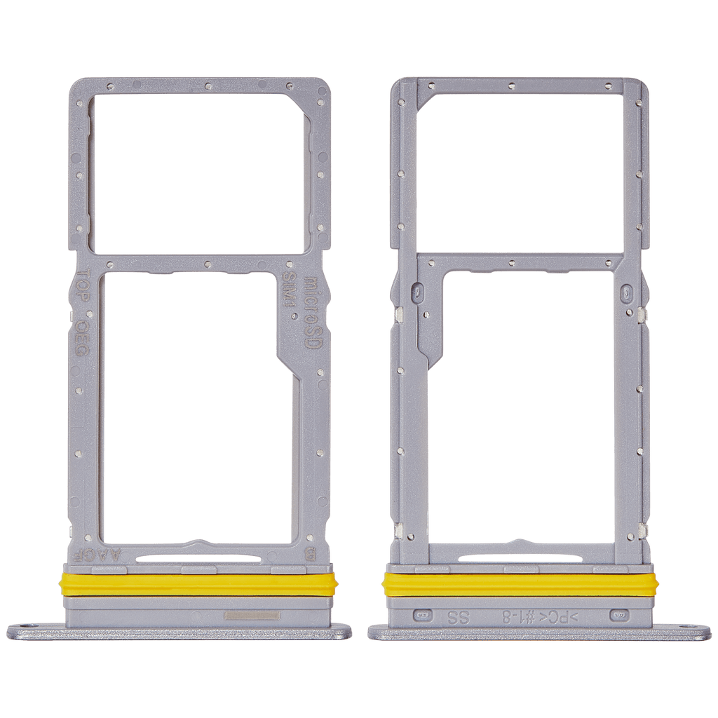 Single Sim Card Tray für Samsung Galaxy A17 5G (A176 / 2025) (Premium) (Grau)