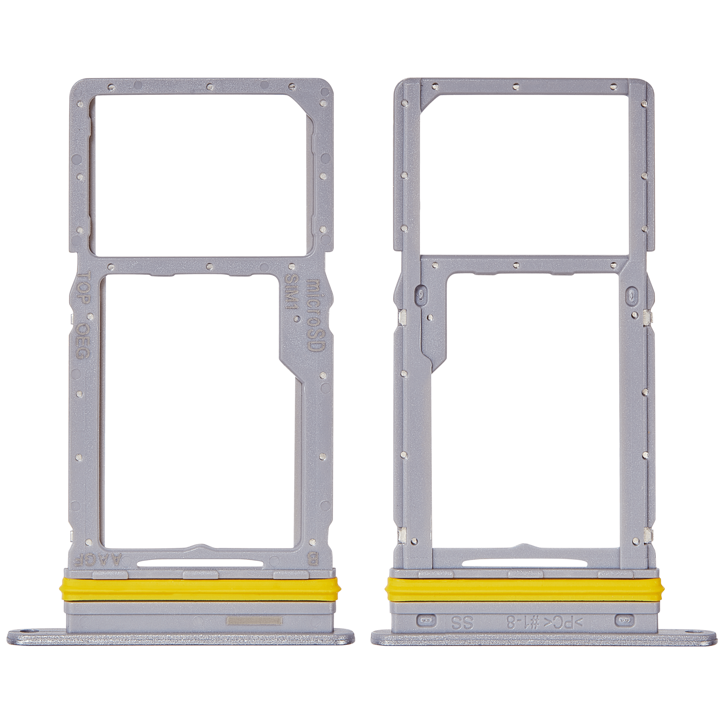 Single Sim Card Tray für Samsung Galaxy A17 5G (A176 / 2025) (Premium) (Grau)
