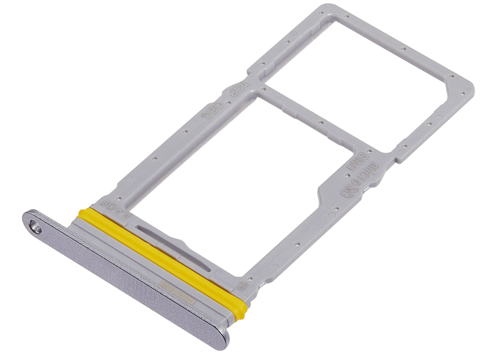 Single Sim Card Tray für Samsung Galaxy A17 5G (A176 / 2025) (Premium) (Grau)