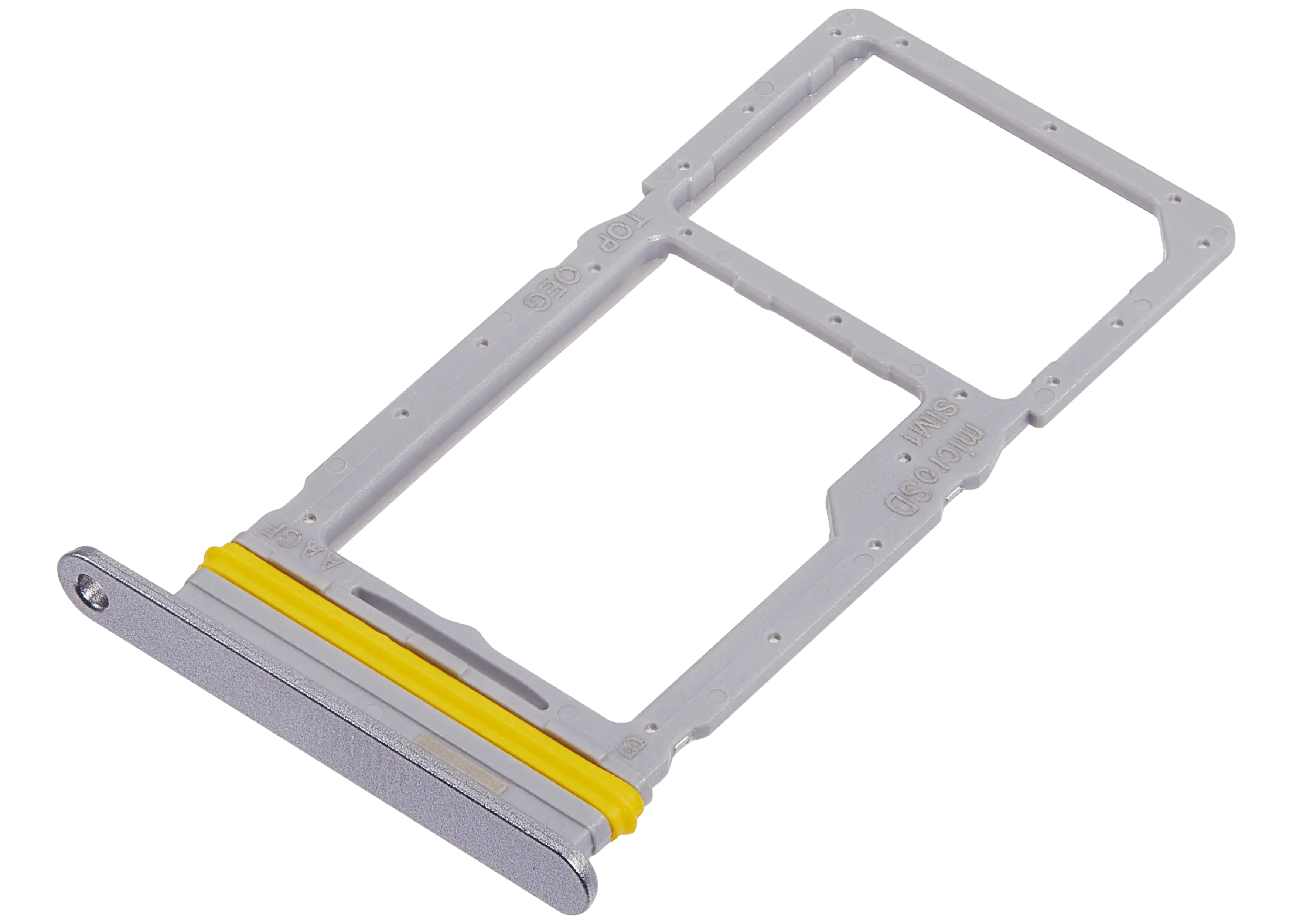 Single Sim Card Tray für Samsung Galaxy A17 5G (A176 / 2025) (Premium) (Grau)