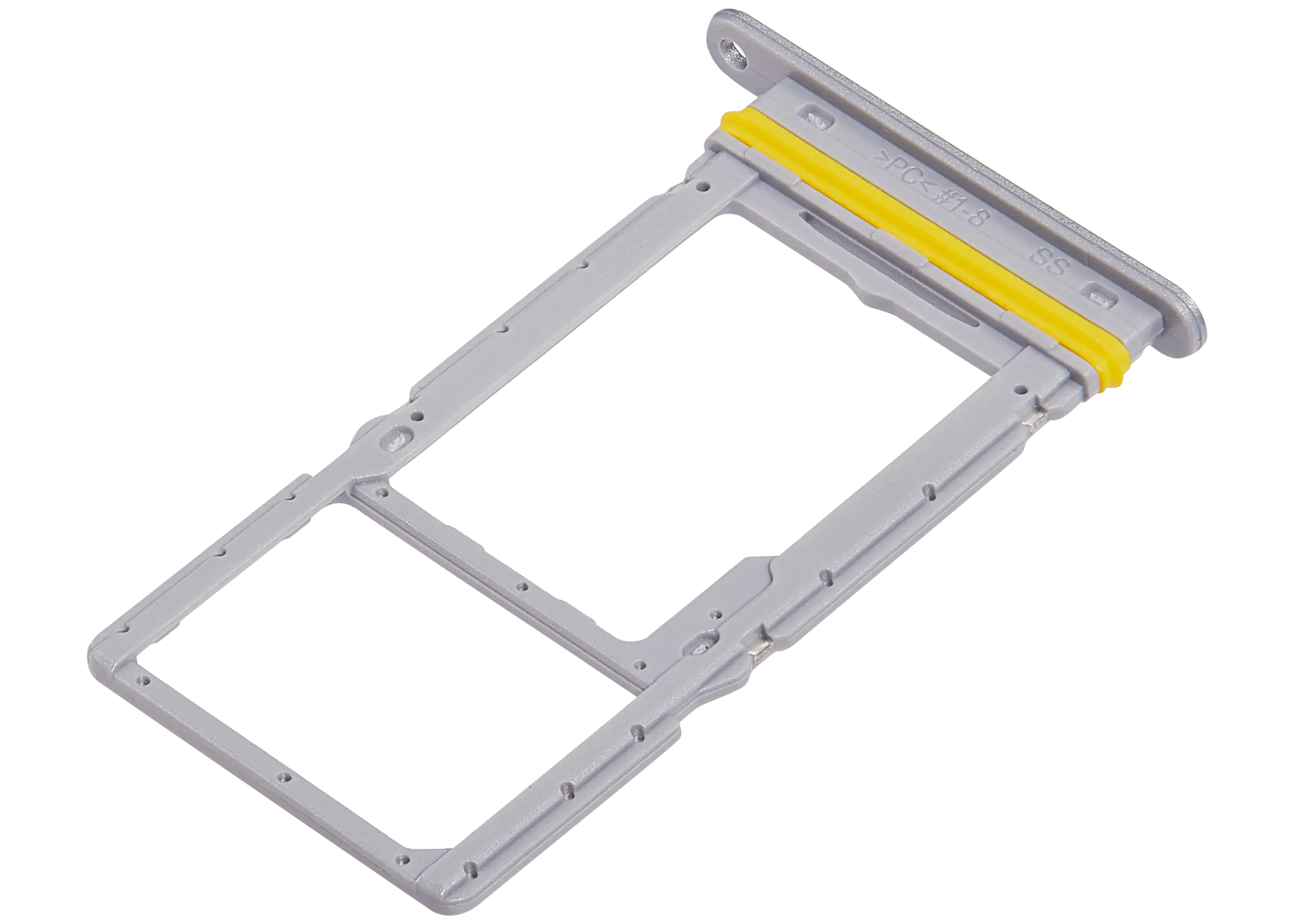 Single Sim Card Tray für Samsung Galaxy A17 5G (A176 / 2025) (Premium) (Grau)
