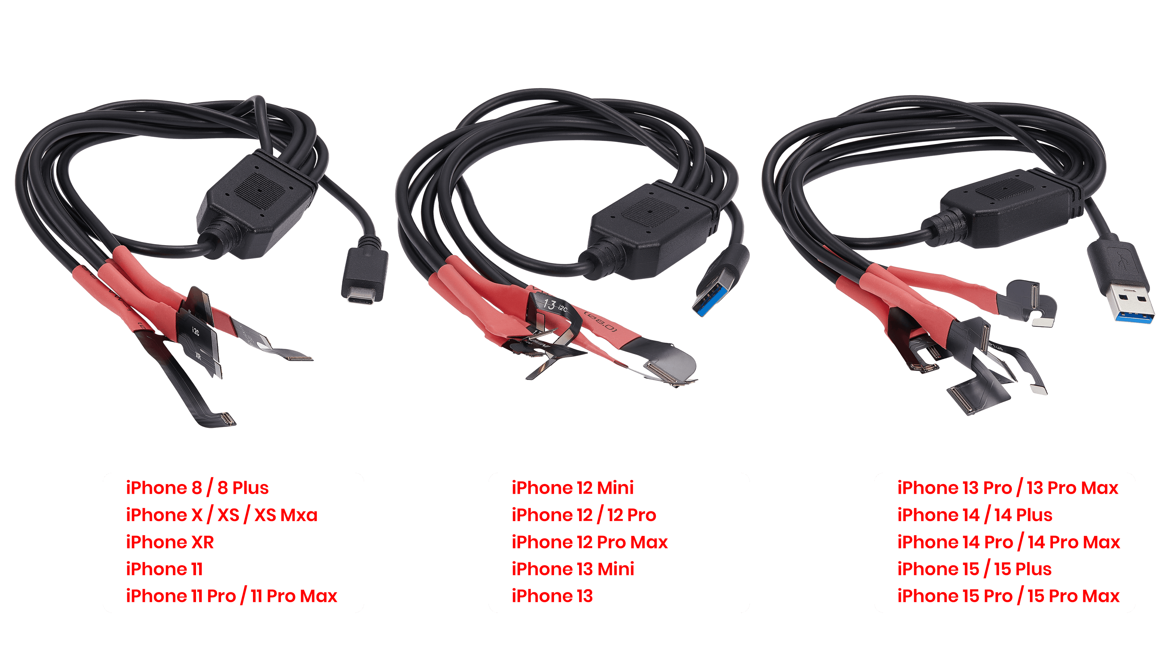 Power 2S Boot Box mit One-To-Five One-Button Boot Cable für iPhone 8 to 15 Pro Max (I2C)